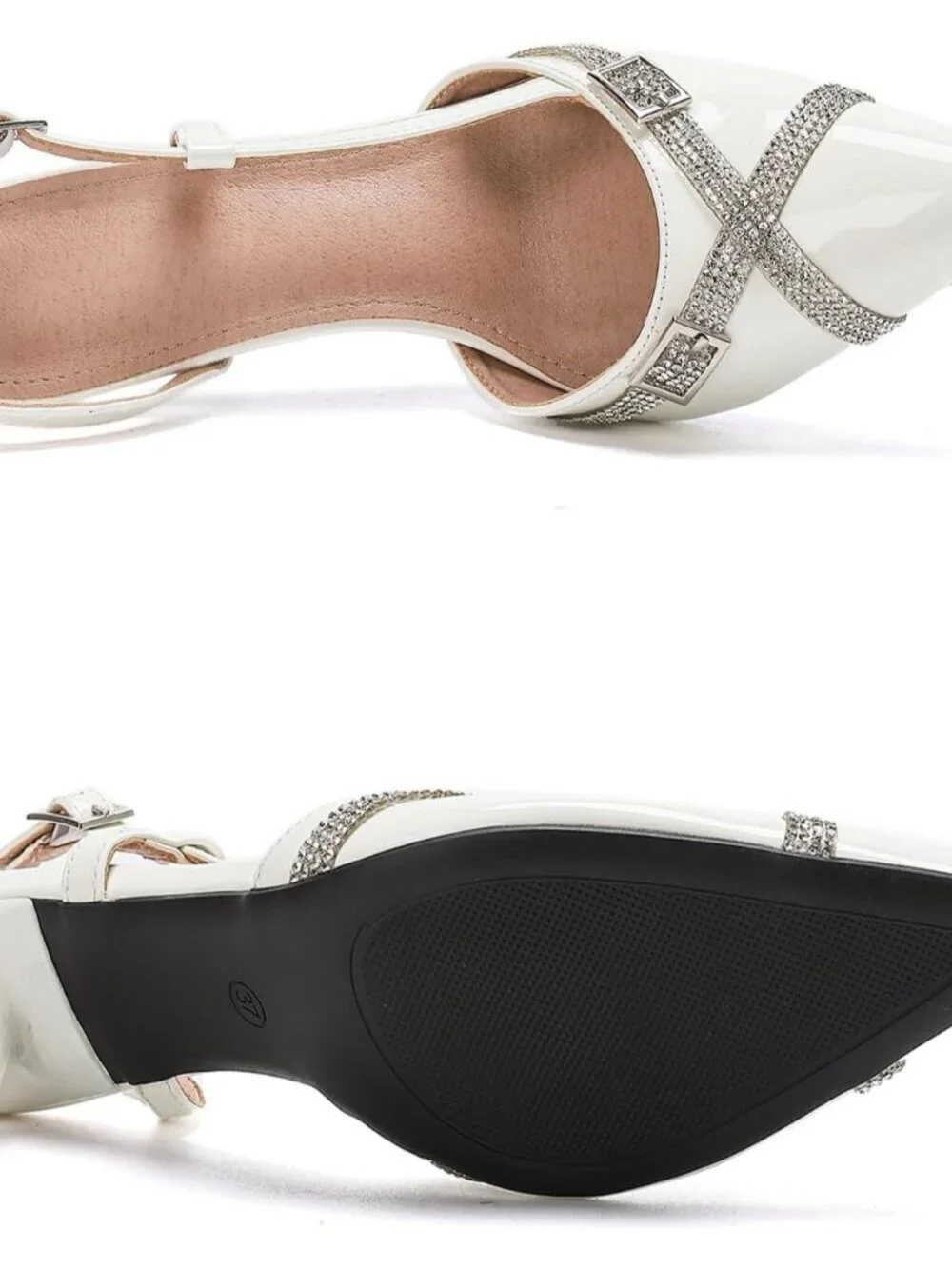 N/A slingback pumps